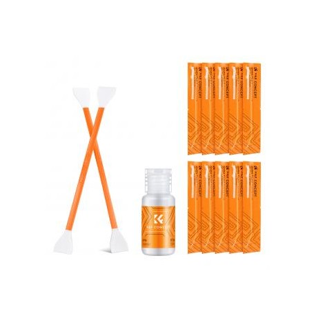 10 piezas de palo de limpieza de doble cabeza + solución de limpieza de 20 ML, marco CMOS APS-C juego de palos de paño de limpi