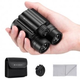 Prismáticos K&F Concept 8x21 de alta definición BAK-4 Prisma IP65 a prueba de agua, negro