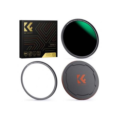 62mm Filtro ND1000 (10 Pasos) Magnético + Anillo de Adaptador Magnético + Tapa de Metal Magnético, Serie Nano-X