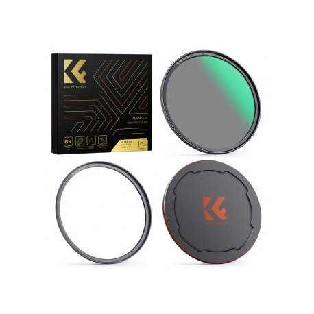 58mm Filtro ND8 (3 Pasos) Magnético + Anillo de Adaptador Magnético + Tapa de Metal Magnético, Serie Nano-X