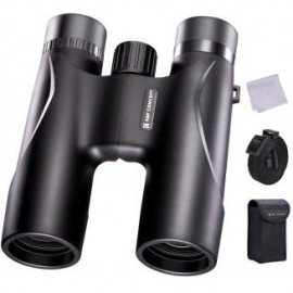 K&F Concept 12x32 Binoculares Telescopio Alta Definición BAK-4 Prisma IP65 Impermeable, Negro