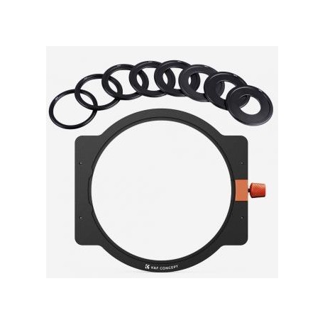 Portafiltro de Metal para Filtro Cuadrado Serie Nano-X con Anillos Adaptadores 49-82mm