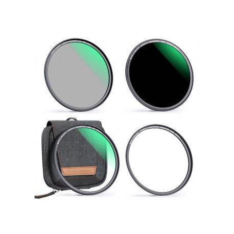 55mm Kit de Filtros Magnéticos, Filtro MCUV+CPL+ND1000+Adaptador+Funda, Serie Nano-X