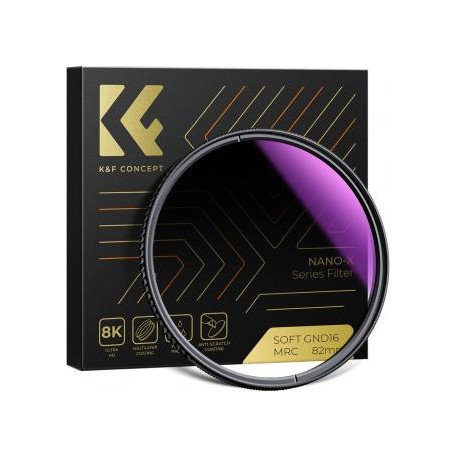 52mm Filtro ND8 Graduado Suave (3 Pasos) GND8, Serie Nano-X