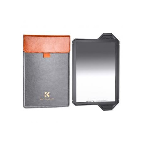 100x150mm Filtro ND8 Degradado Suave Cuadrado, GND8 de Vidrio Óptico HD con Marco de Protección, Serie Nano-X Pro