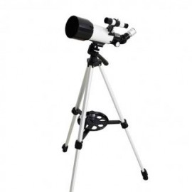 Telescopio refractor astronómico de distancia focal de 400 mm de apertura de 70 mm para niños principiantes, con bolsa de trans