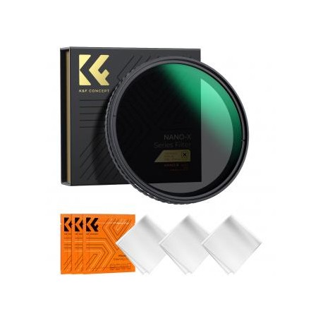 58mm Filtro ND2-ND32 Variable (1-5 Pasos), Serie Nano-X