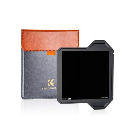 100x100mm Filtro Cuadrado ND1000 (10 Pasos) de Vidrio Óptico HD con Marco de Protección, Serie Nano-X Pro