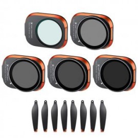 Kit Filtros UV+ND8 / PL+ND16 / PL+ND32 / PL+ND64 / PL+Helices para DJI Mini 3 Pro