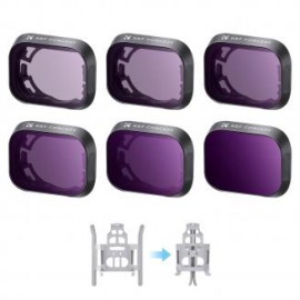 Kit Filtros ND4 + ND8 + ND16 + ND32 + ND64 + ND1000 + Helices para DJI Mini 3 Pro