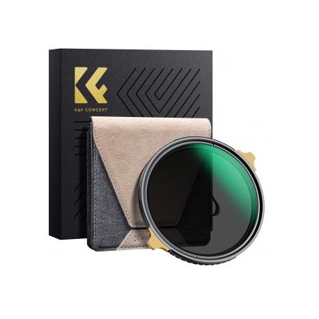 77mm Filtro ND2-ND32 Variable Ultradelgado con Marco de Cobre, 36 Capas Revestimiento - Serie Nano-X Pro