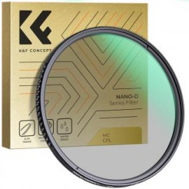 55mm Filtro Polarizador Circular CPL con Nano Revestimiento de 24 Capas - Serie Nano-D