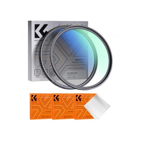 49mm Kit Filtro MCUV+Polarizador con 18 Recubrimientos Multicapa, Serie Nano-K