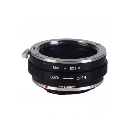 Lentes Sony A a Canon EOS M Adaptador de montura de lente K&F Concept M22141 Adaptador de lente