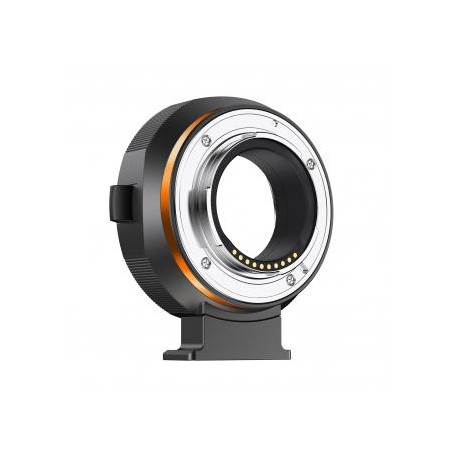 Lente con montura Canon EF/EF-S a anillo adaptador electrónico de cámara con montura FX individual Fuji Micro para enfoque auto