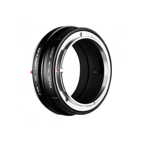 Lente FD FL a cámara Nikon Z6 Z7 Concepto K&F Adaptador de montura de lente Adaptador de lente