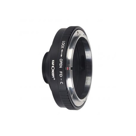 Lentes FD de Canon a adaptador de montura de lente C K&F Concept M13231 Adaptador de lente