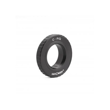 Lentes de montura C a adaptador de montura de lente Pentax Q K&F Concept M25161 Adaptador de lente