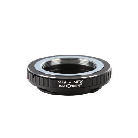 Lentes M39 a Sony NEX E Adaptador de montura de lente K&F Concept M19101 Adaptador de lente