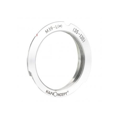 Lentes Leica M39 de 35 mm/135 mm a lente Leica M Adaptador de montura K&F Concept M19151 Adaptador de lente