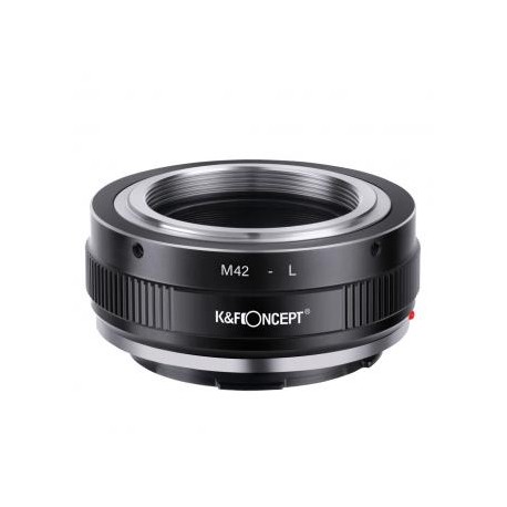 Lente M42-L de enfoque manual M42 a cuerpo de cámara con montura L Adaptador de montura de lente
