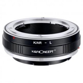 K/AR-L Lente Konica AR de enfoque manual a cuerpo de cámara con montura L Adaptador de montura de lente