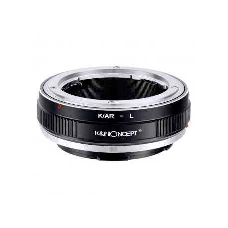 K/AR-L Lente Konica AR de enfoque manual a cuerpo de cámara con montura L Adaptador de montura de lente