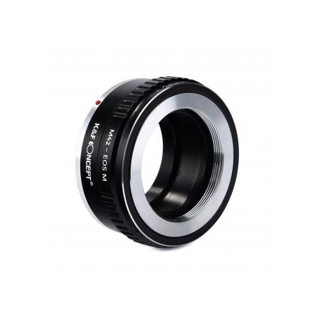 Lentes M42 a Canon EOS M Adaptador de montura de lente K&F Concept M10141 Adaptador de lente