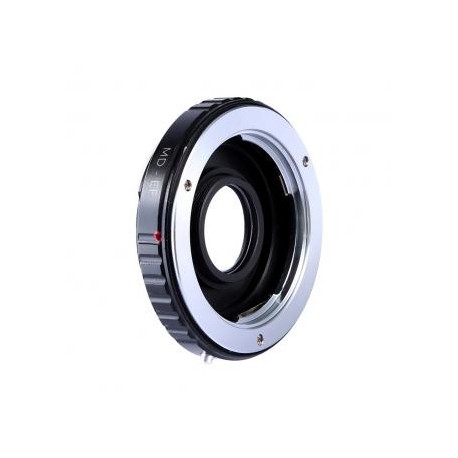 Lentes Minolta MD MC a adaptador de montura de lente Canon EF con adaptador de lente K&F Concept M12131 de vidrio óptico