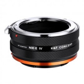 Lente de la serie F de Nikon a cámara con montura de la serie E de Sony, adaptador de montura de lente de alta precisión NIK-NE
