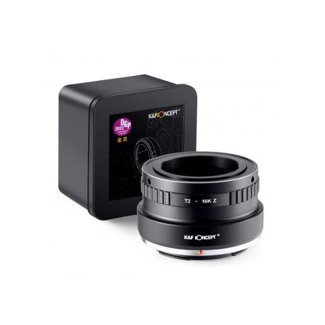 Lentes de la serie T2 a cámara Nikon serie Z Adaptador de lente de alta precisión, T2-NIK Z