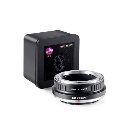 Lente de la serie Konica a cámara con montura Nikon Z Adaptador de lentes de alta precisión, K/AR-NIK Z