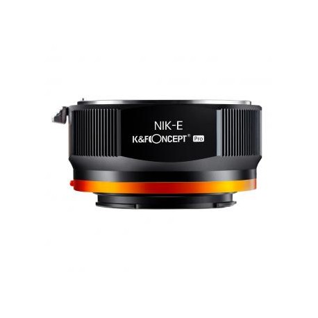 Adaptador Nikon a Sony para lente de montura Nikon AI F a cámara sin espejo con montura E NEX con diseño de barniz mate Compati