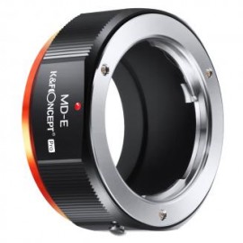 Adaptador de montura de lente MD a NEX para lentes de montura Minolta MD MC a cámaras sin espejo con montura NEX E para Sony A6