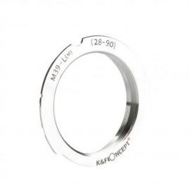 Lentes Leica M39 de 28 mm/90 mm a lente Leica M Adaptador de montura K&F Concept M19151 Adaptador de lente