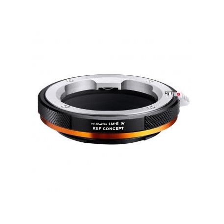 Anillo adaptador K&F Concept Leica M Lens Mount to Sony E Camera Body, laca mate, L/ME IV PRO