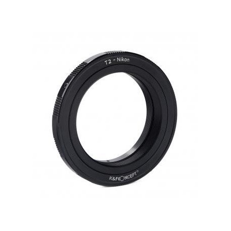 Lentes T2 a Nikon F Adaptador de montura de lente K&F Concept M28171 Adaptador de lente