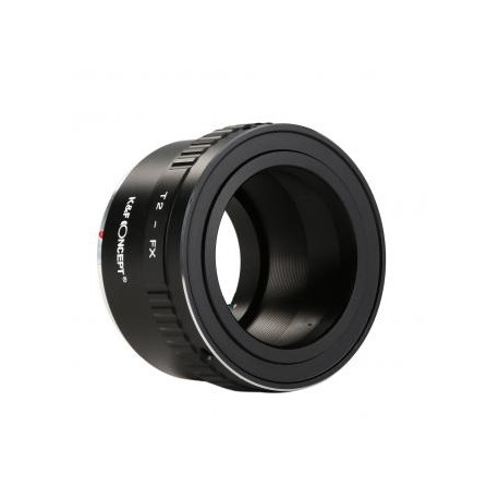 Adaptador de lentes con montura T2 a cámara con montura Fuji X