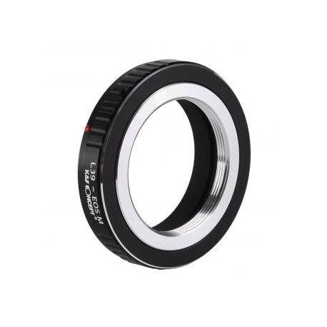 Lente de montaje de tornillo Leica L39 M39 a Canon EOS M EF-M, M39 Lentes a Canon EOS M Adaptador de montura de lente K&F Conce