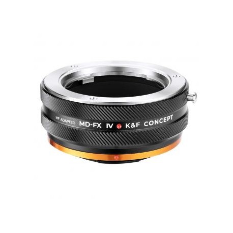 K&F Concept Minolta (SR / MD / MC) Montura de lente para anillo adaptador de cuerpo de cámara Fuji X, laca mate, MD-FX IV PRO