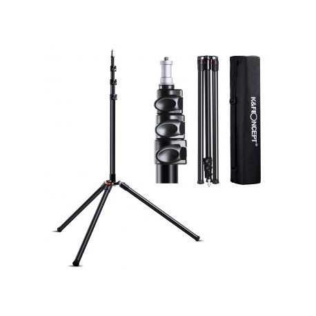 220cm Soportes de Aluminio para Iluminación Fotográfica, Carga 4kg