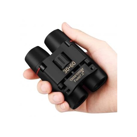 Binoculares de bolsillo pequeños 30X60 Adultos compactos, Mini binoculares para niños Niños para observación de aves, Teatro de