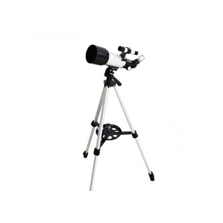 Telescopio refractor astronómico de distancia focal de 400 mm de apertura de 70 mm para niños principiantes, con bolsa de trans