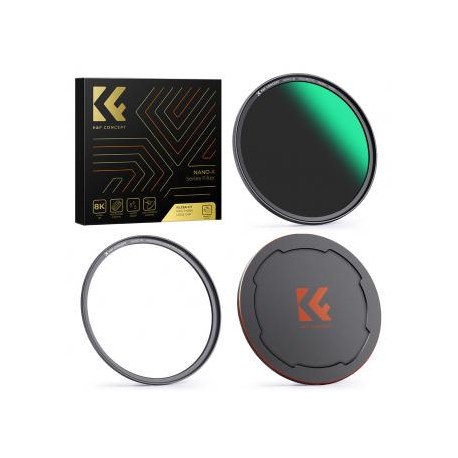 82mm Filtro ND64 (6 Pasos) Magnético + Anillo de Adaptador Magnético + Tapa de Metal Magnético, Serie Nano-X