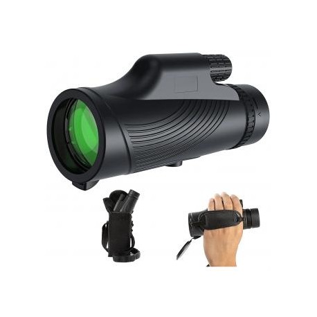 Monocular de alta potencia 10X42, monocular para adultos con prisma BAK4 y lente multicapa FMC, monocular impermeable compacto 