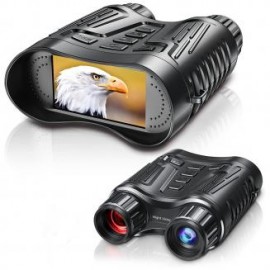 Gafas de visión nocturna NV2180 4K HD IR, pantalla TFT de 3,2", batería recargable integrada de 2600 maz, zoom digital de 8x, p