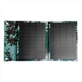 Cargador solar portátil de 12w 5v USB panel PET de emergencia de baja potencia plegable ip67 mochila de campamento impermeable 