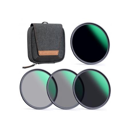 77mm ND4, ND8, ND64, ND1000 Kit de filtro de lente para lente de cámara + bolsa de filtro